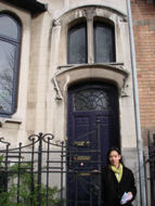 art nouveau huis