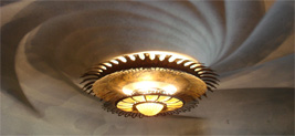 Plafonniere in Casa Batllo van Gaudi