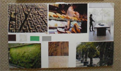 Moodboard van interieur ontwerp restaurant