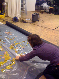 Interieur styling van de  fotoshoot set