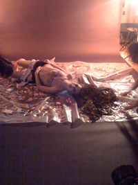 Testfoto van model Valerie