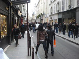 Winkels in Le Marais, Parijs